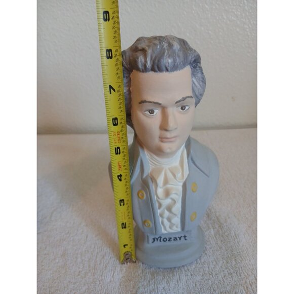 Mozart Ceramic Bust Vintage Classical Music Figurine Home Decor Collectible - Picture 10 of 10